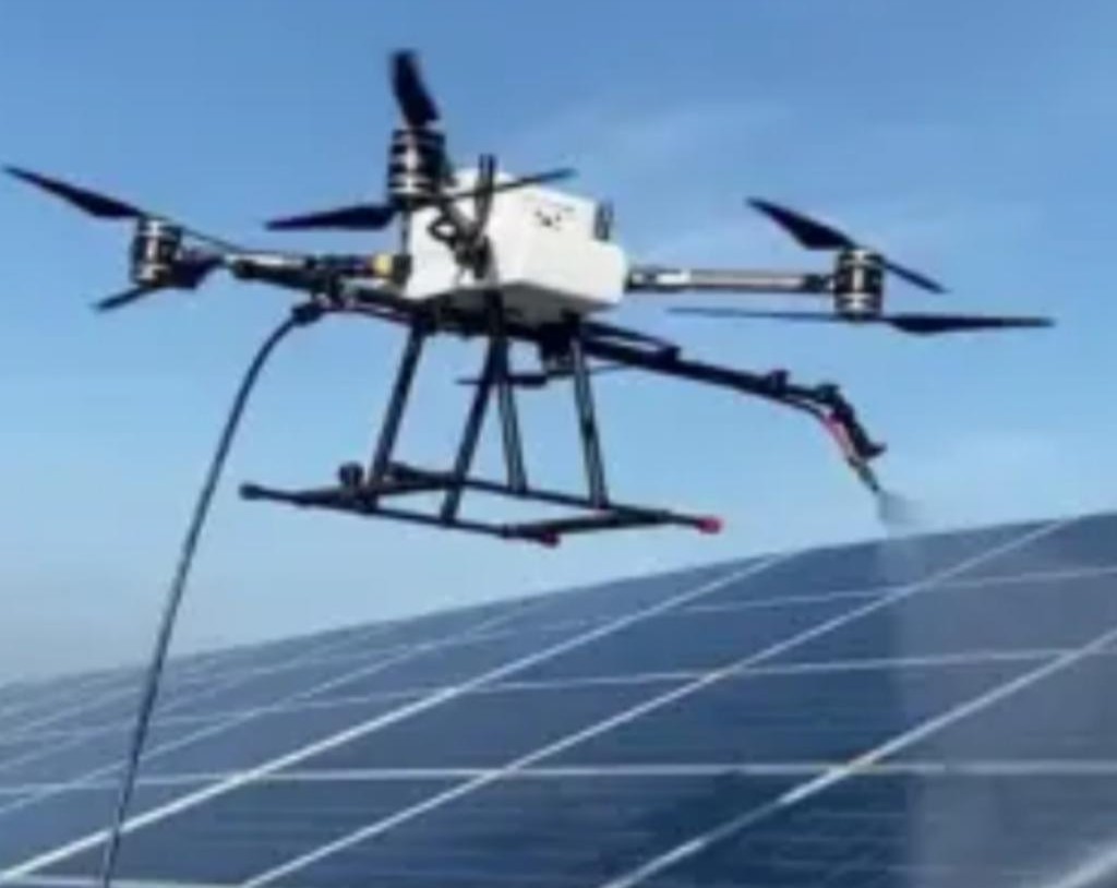 Drone Based Solar Cleaning